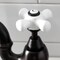 Kingston Brass Bridge Kitchen Faucet with Brass Sprayer, Oil Rubbed Bronze KS7755PXBS - alternate 6